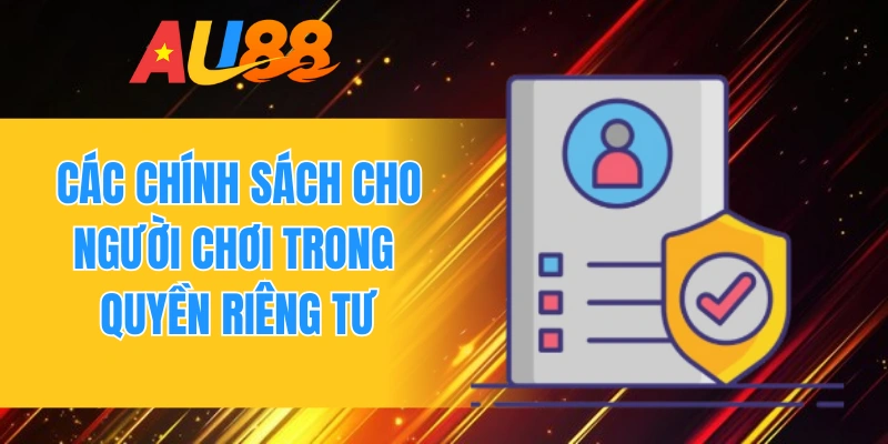 Các chính sách cho người chơi trong quyền riêng tư